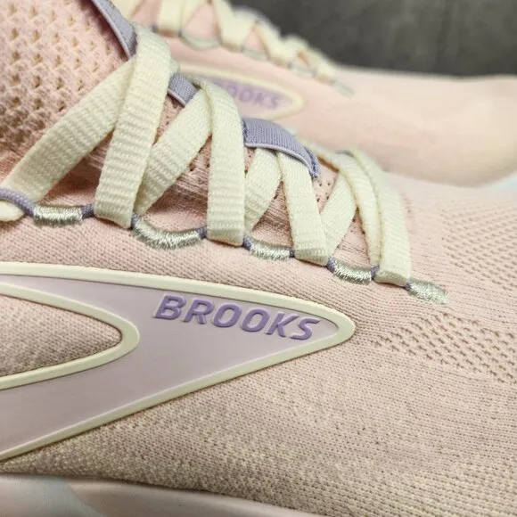 Brooks Glycerin StealthFit 21 Size 7.5 Womens Pink Marshmallow Running Shoes
