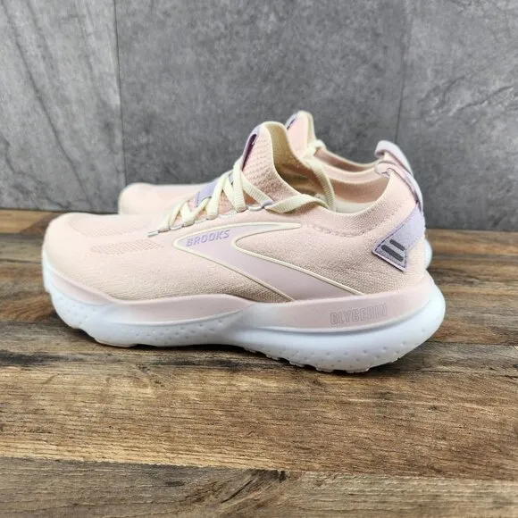 Brooks Glycerin StealthFit 21 Size 7.5 Womens Pink Marshmallow Running Shoes