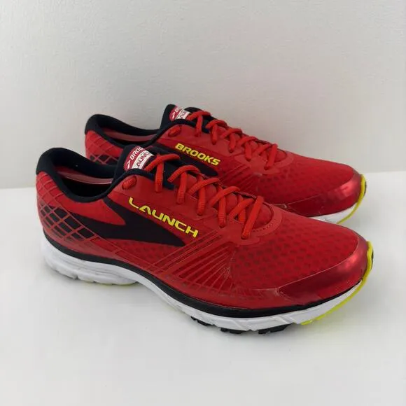 Brooks Launch 3 red running shoes