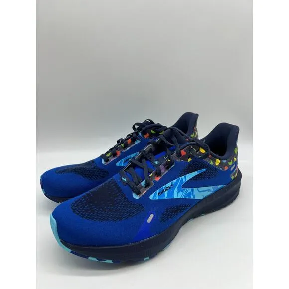 Brooks Launch 9 Running Shoes Blue/Peacoat/Yellow Men's Size 10,🛒