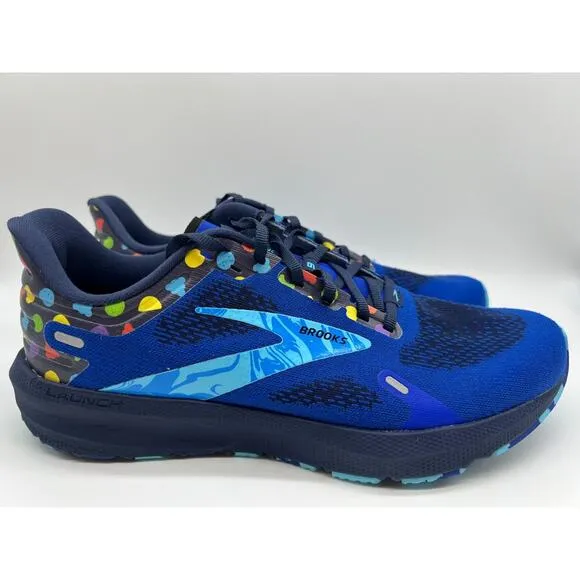 Brooks Launch 9 Running Shoes Blue/Peacoat/Yellow Men's Size 10,🛒