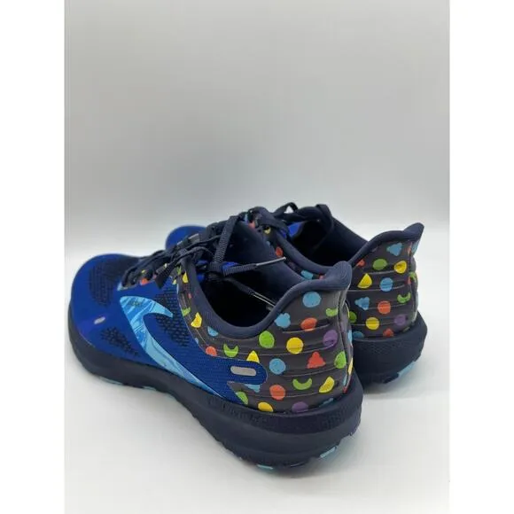 Brooks Launch 9 Running Shoes Blue/Peacoat/Yellow Men's Size 10,