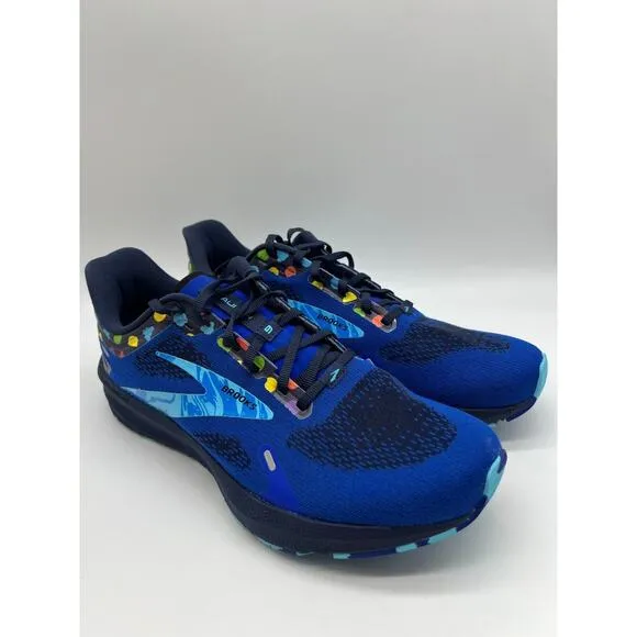 Brooks Launch 9 Running Shoes Blue/Peacoat/Yellow Men's Size 10,🛒
