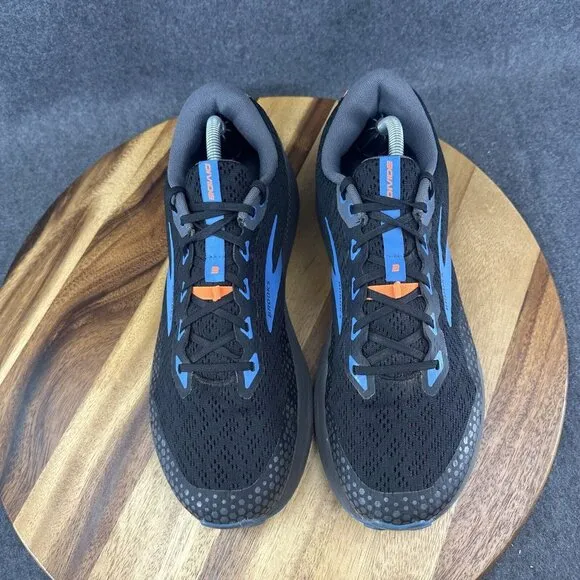 Brooks Mens Divide 3 1103811D017 Black Blue Running Shoes Sneakers Size 11