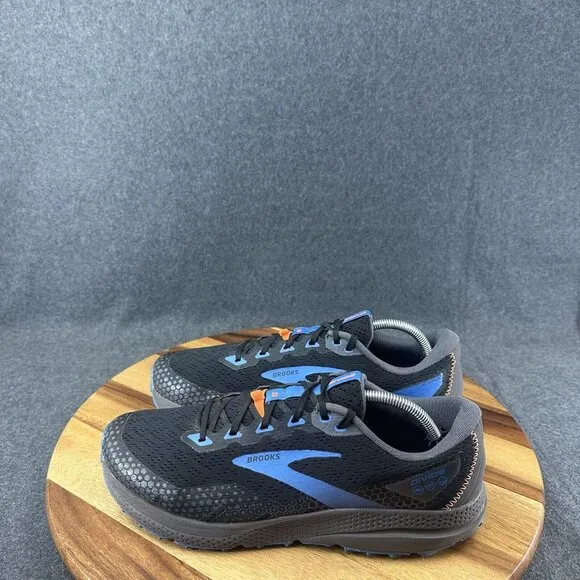 Brooks Mens Divide 3 1103811D017 Black Blue Running Shoes Sneakers Size 11