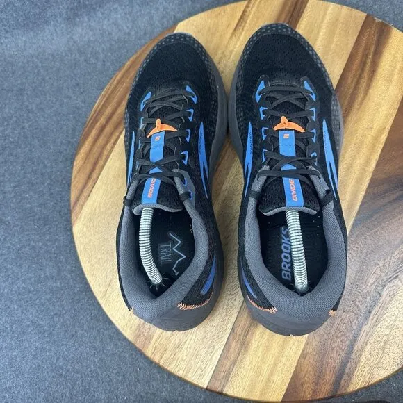 Brooks Mens Divide 3 1103811D017 Black Blue Running Shoes Sneakers Size 11