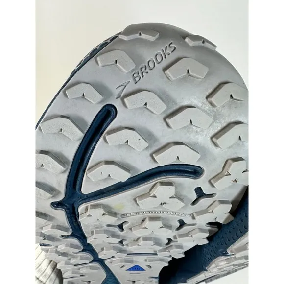 Brooks Men's US 13 Divide 3 Running Shoes Grey/Navy/Lime 110381