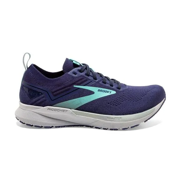 Brooks Ricochet 3 1203481B462 Sneakers Women Blue Athletic Running Shoes EEE1549