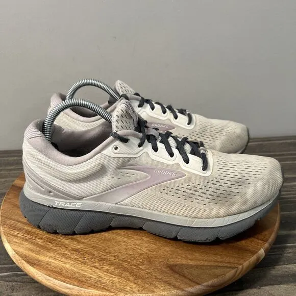Brooks Shoes Womens Size 10 Trace 1 Running Athletic Sneakers Purple White