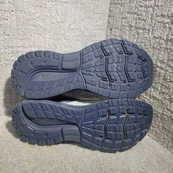 Brooks Trace 2 Men’s Size 9D US Grey Blue Green Gecko Running Shoes 1103881D027