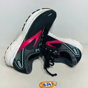 Brooks Ghost 14 Women's Sz 7,5 W Running Shoes Black Pink
