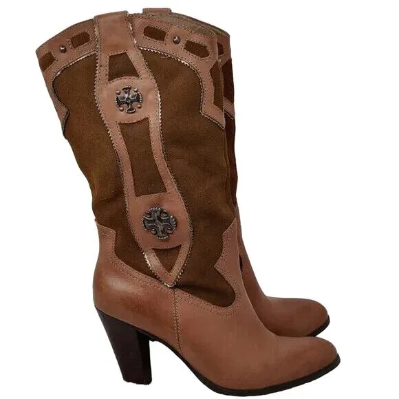 Brown miranda lambert Western Cowboy Boots Size US 6.5M