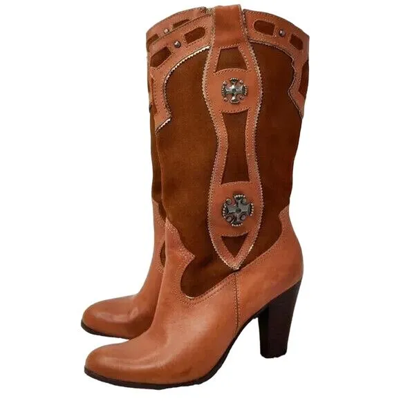 Brown miranda lambert Western Cowboy Boots Size US 6.5M