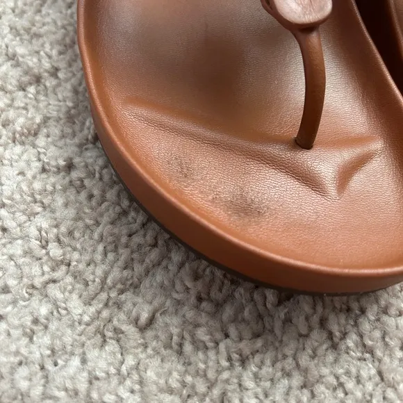 Brown Tory Burch Miller Cloud Sandals