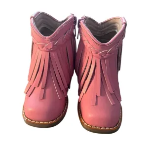 Bubble Gum Fringe Boots