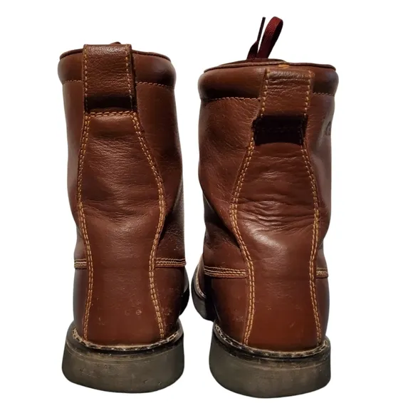 Cabela's Gore-Tex Brown Leather Lace-Up Combat Hiking Boots Men's Size 9D
