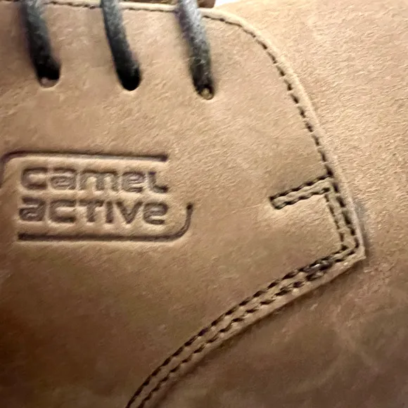 CAMEL ACTIVE Men's Shoes Brown Suede Lace Up Casual Oxfords Size 8.5
