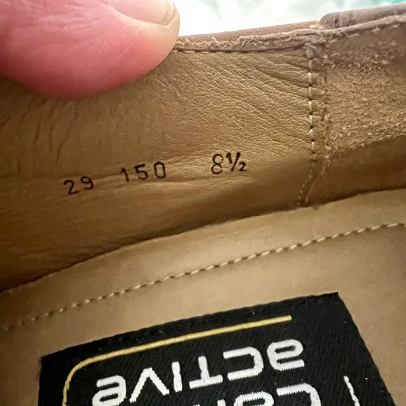 CAMEL ACTIVE Men's Shoes Brown Suede Lace Up Casual Oxfords Size 8.5