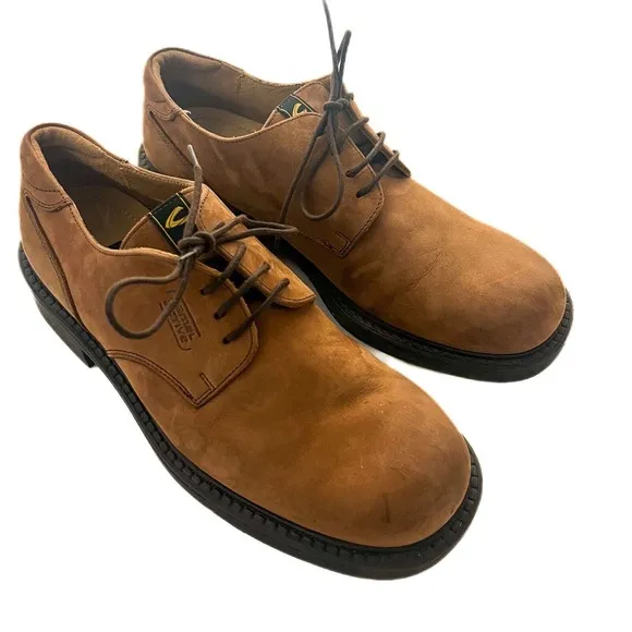 CAMEL ACTIVE Men's Shoes Brown Suede Lace Up Casual Oxfords Size 8.5