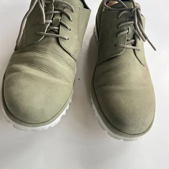 Camper Men's Pegaso XL Extralight Comfort Oxfords Green Shoes EU‎ 41 Size 8 M