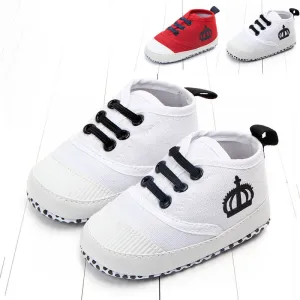 Canvas Baby Toddler Shoes – Unisex Children's Shoes with Elastic Band Closure