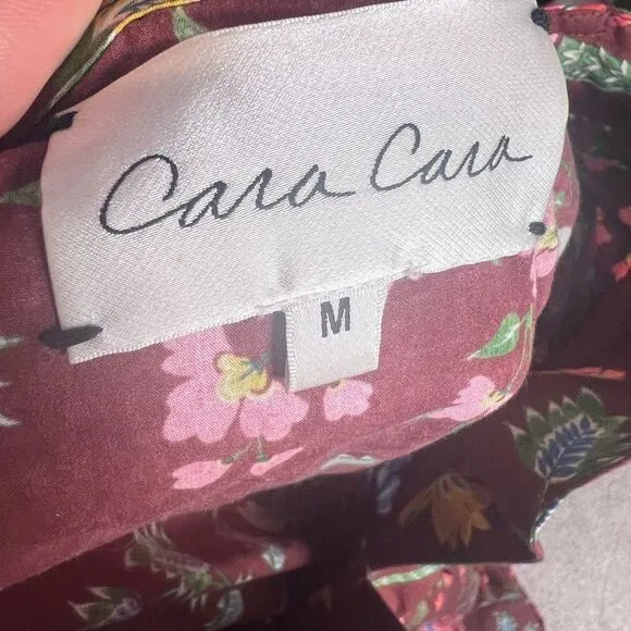 Cara Cara Ginger floral midi dress size medium