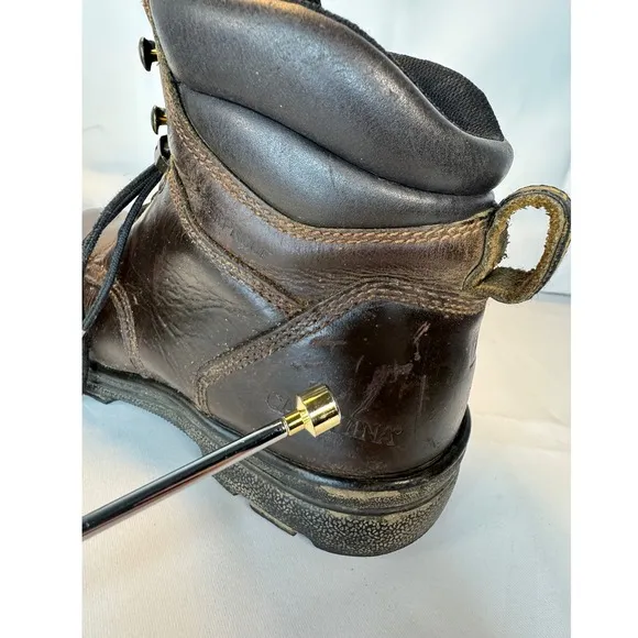 Carolina Logger Work Boots Sz 11.5 D Mens Leather Waterproof Steel Toe Brown