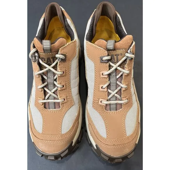 CAT Caterpillar P91359 Women's Invader Steel Toe Sugar/ Tan Work Shoes Sz 9.5 NW