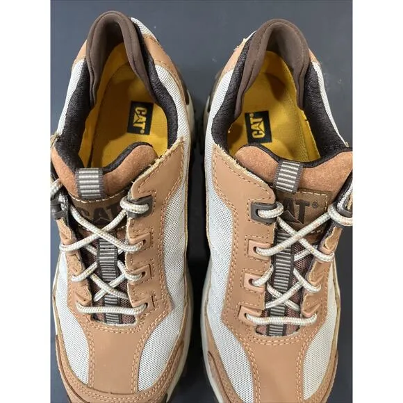 CAT Caterpillar P91359 Women's Invader Steel Toe Sugar/ Tan Work Shoes Sz 9.5 NW