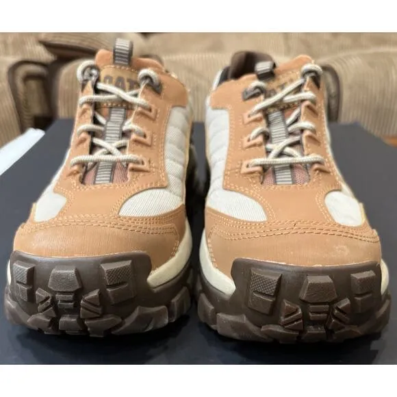 CAT Caterpillar P91359 Women's Invader Steel Toe Sugar/ Tan Work Shoes Sz 9.5 NW
