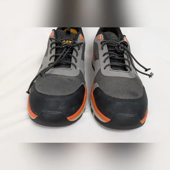 Caterpillar Black and Orange Athletic Shoes for Outdoor Performance