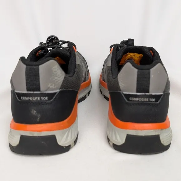 Caterpillar Black and Orange Athletic Shoes for Outdoor Performance