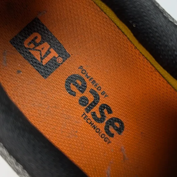 Caterpillar Black and Orange Athletic Shoes for Outdoor Performance