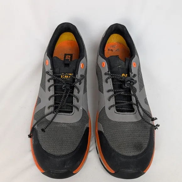 Caterpillar Black and Orange Athletic Shoes for Outdoor Performance