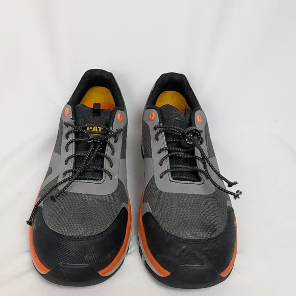 Caterpillar Black and Orange Athletic Shoes for Outdoor Performance