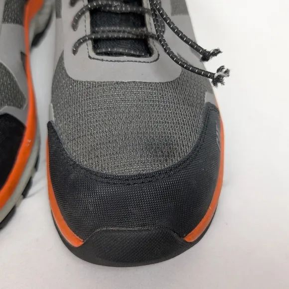 Caterpillar Black and Orange Athletic Shoes for Outdoor Performance