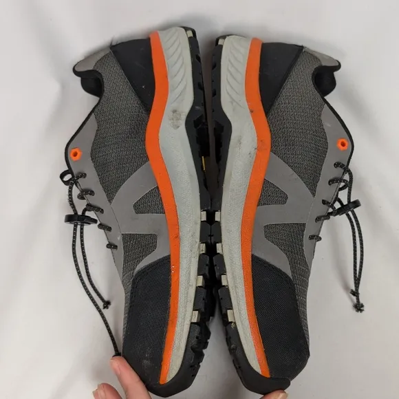 Caterpillar Black and Orange Athletic Shoes for Outdoor Performance