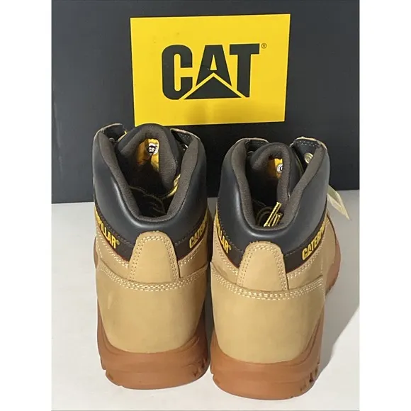 Caterpillar Men's Outline SOFT Toe HONEY RESET Comfort Work Boots Size 12