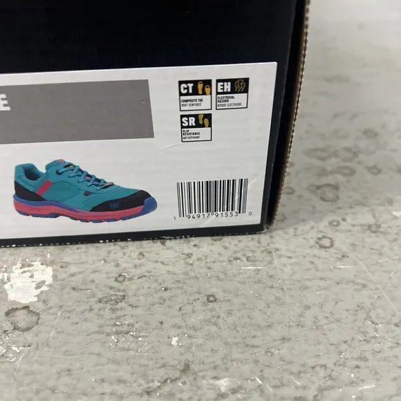 Caterpillar P91334 Women's Size 5.5 Tile Blue Quake Composite Toe Work Shoes