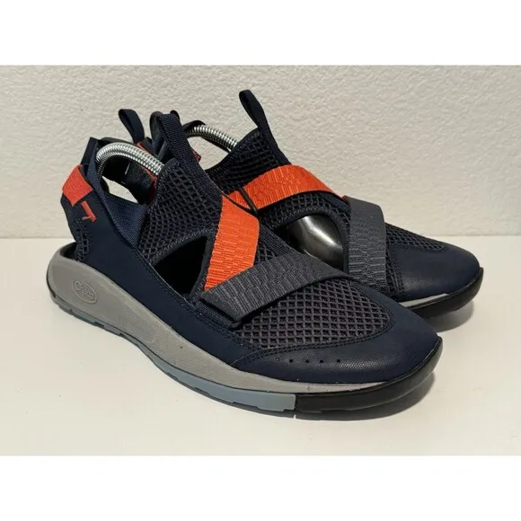 CHACO Mens Odyssey Outdoor Water Sandal Shoes Sz 9 Blue Hiking Strap J106467