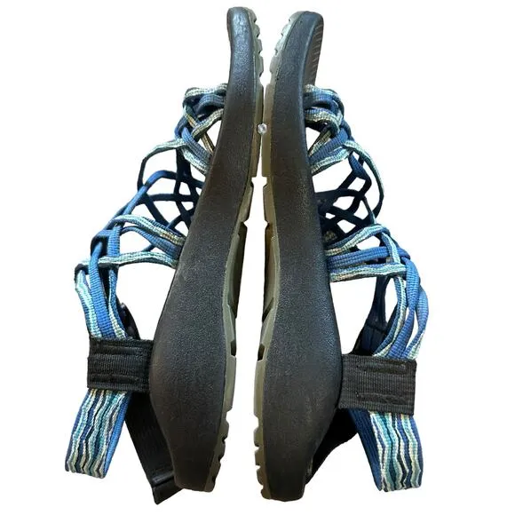 Chaco | Size 8 ZX3 Yampa Toe Loop Sport Water Sandal Sand Dune Blue Womens
