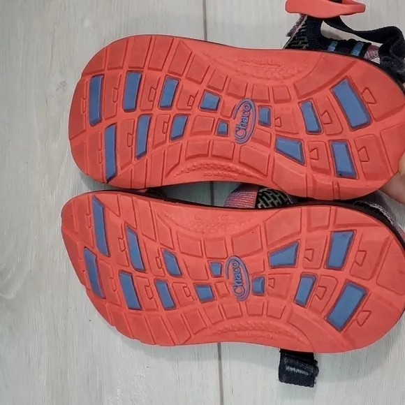 Chaco Z/1 Kids Bigs Girl Penny Coral Outdoor Sandals shoes sz 12