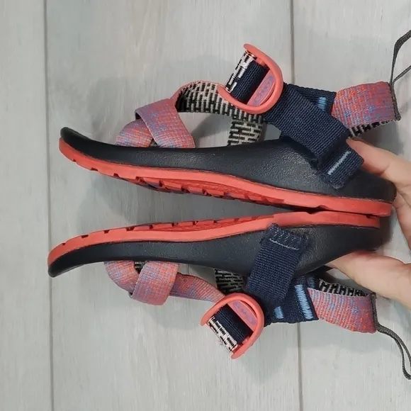 Chaco Z/1 Kids Bigs Girl Penny Coral Outdoor Sandals shoes sz 12