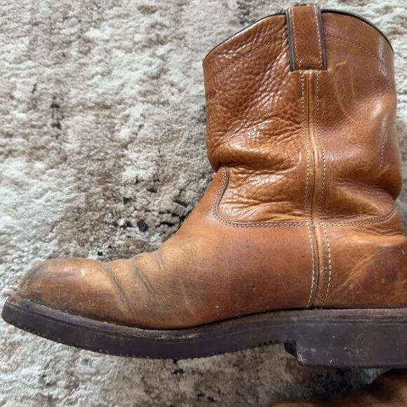 Chippewa American Made Pull On Work Western Boots Soft Toe 10.5