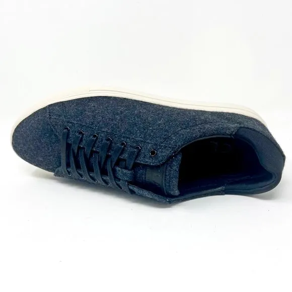 Clae Bradley Textile Black Wool Cream Mens Premium Sneakers