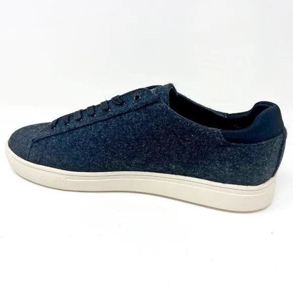 Clae Bradley Textile Black Wool Cream Mens Premium Sneakers