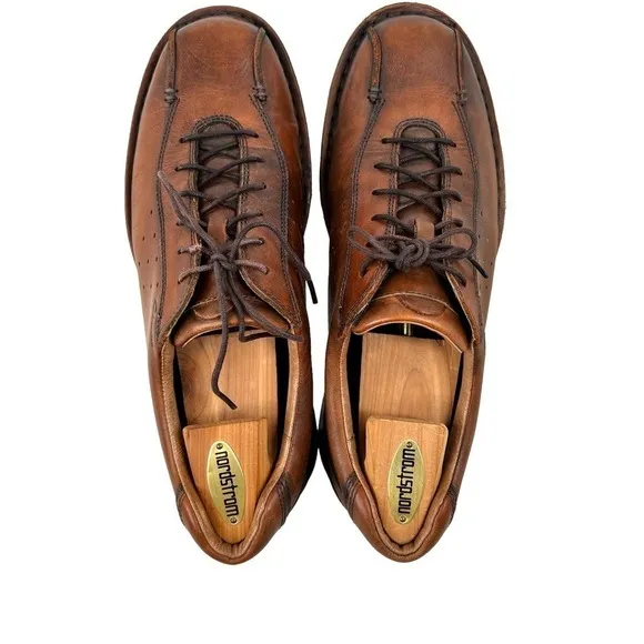 CLARKS Casual Oxford Lace Up Shoes in Brown Men's Size 10