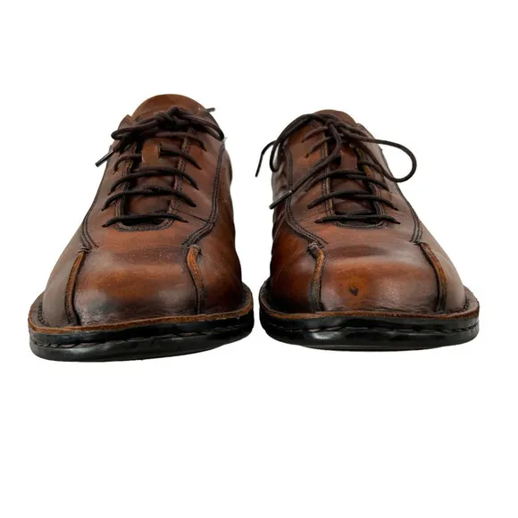 CLARKS Casual Oxford Lace Up Shoes in Brown Men's Size 10