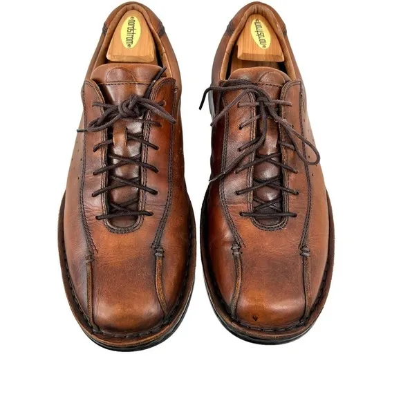 CLARKS Casual Oxford Lace Up Shoes in Brown Men's Size 10