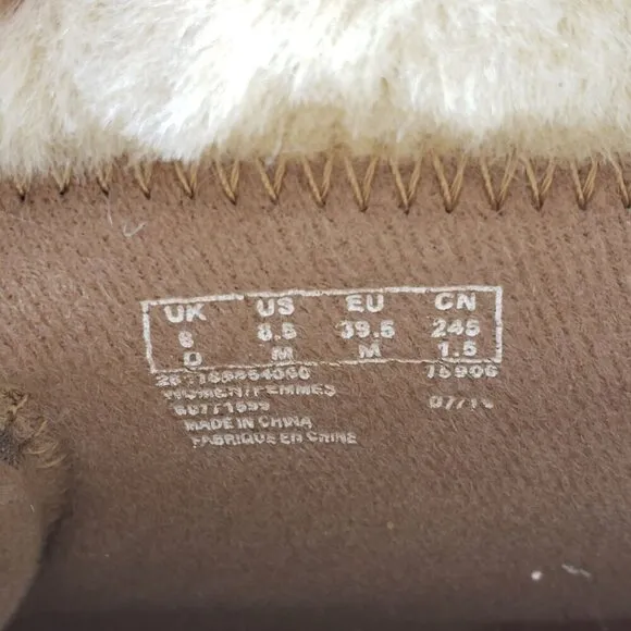 Clarks Collection Mazlyn Arctic Boots Womens 8.5 Faux Fur Duck Snow Hiking